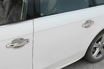 Audi A4 B8 2007–2015 RVS deurgreep covers 4x deurgreepafdekkappen met knop foto 5