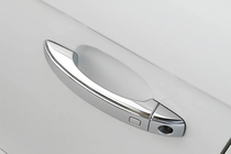 Audi A4 B8 2007–2015 RVS deurgreep covers 4x deurgreepafdekkappen met knop foto 1