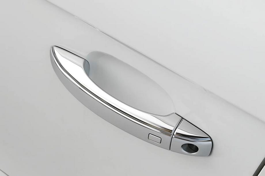 Audi A4 B8 2007–2015 RVS deurgreep covers 4x deurgreepafdekkappen met knop Image