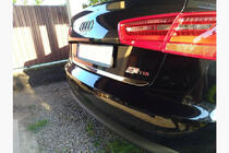 Audi A6 C7 2011–2017 RVS kofferbakrand foto 2