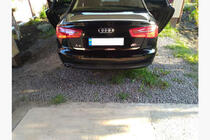 Audi A6 C7 2011–2017 RVS kofferbakrand foto 5
