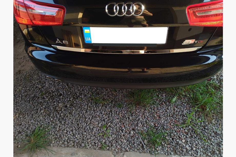 Audi A6 C7 2011–2017 RVS kofferbakrand Image