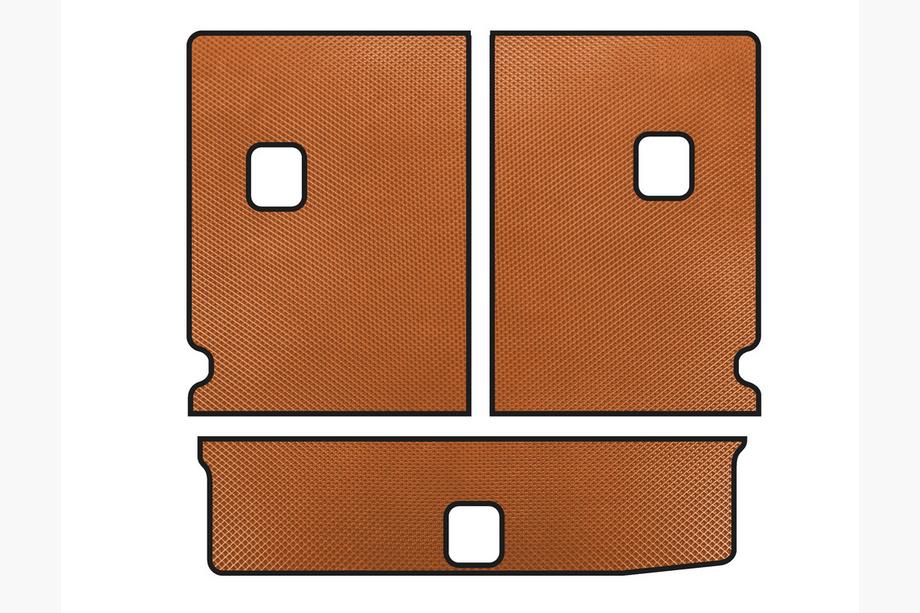 Chevrolet Orlando 2010–2018 EVA kofferbakmat V-1 (Oranje) Image
