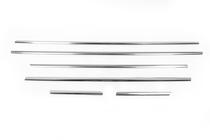 BMW X5 E70 2007–2013 Onderste raamlijsten (6 stuks, RVS) Carmos - Turks staal foto 3