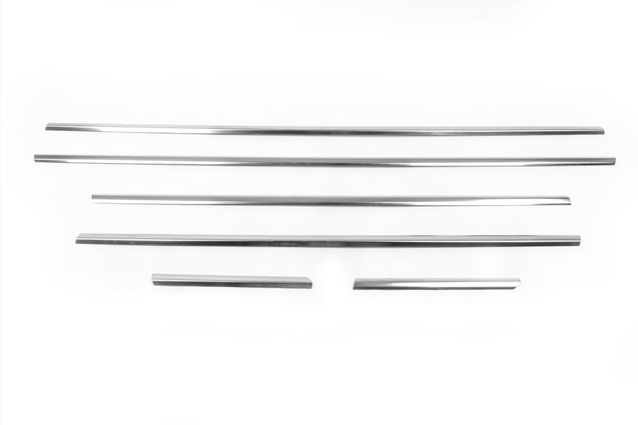 BMW X5 E70 2007–2013 Onderste raamlijsten (6 stuks, RVS) OmsaLine - Italiaans roestvrij staal Foto 3