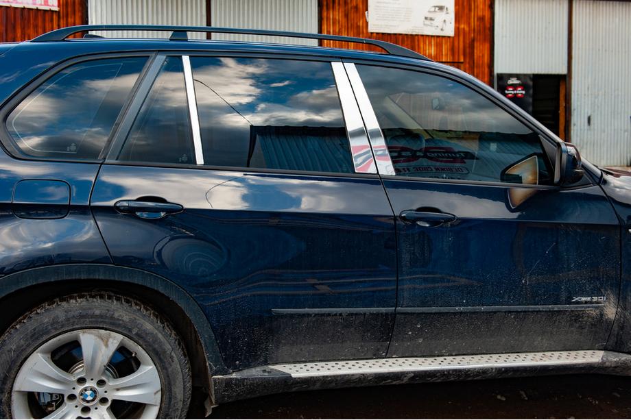 BMW X5 E70 2007–2013 RVS deurstijlsierlijsten Image