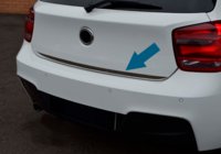 BMW 1 Serie F20/F21 2011–2019 RVS kofferbakrand foto 3