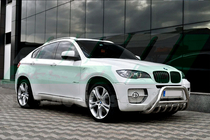 BMW X6 E71 2008–2014 RVS bullbar WT003 50 mm foto 2