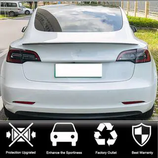 Spoiler V5 (2017-2023, carbon) Tesla Model 3 2017– foto 2