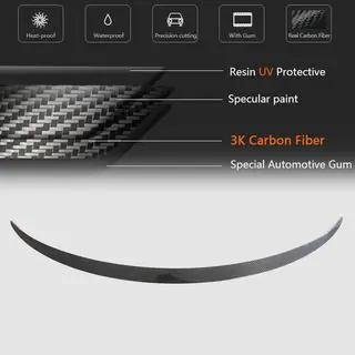 Spoiler V2 (2023+, carbon) Tesla Model 3 2017– foto 3