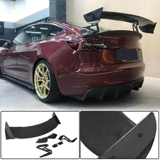 Spoiler V6 (2017-2023, carbon) Tesla Model 3 2017– foto 1