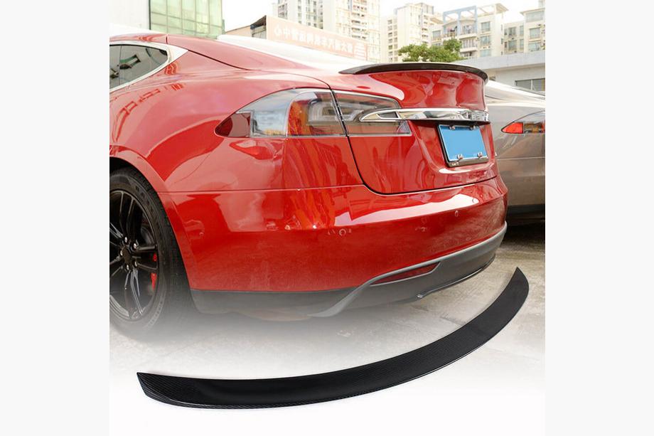 Tesla Model S 2012– Spoiler V4 (Carbon) Image