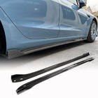 Tesla Model 3 2017– Side skirt extensions V3 (2017-2023, Carbon) foto 1