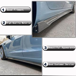 Side skirt extensions V3 (2017-2023, Carbon) foto 3