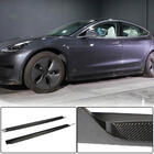 Tesla Model 3 2017– Sideskirts V4 (2017-2023, carbon) foto 1