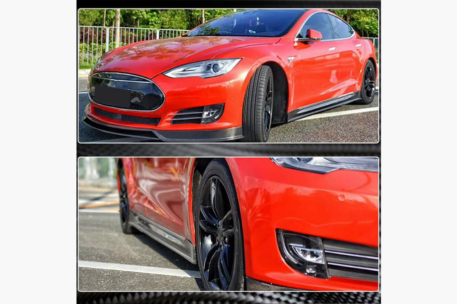 Tesla Model S 2012– Sideskirts Carbon V3 (2014-2020) Foto 3
