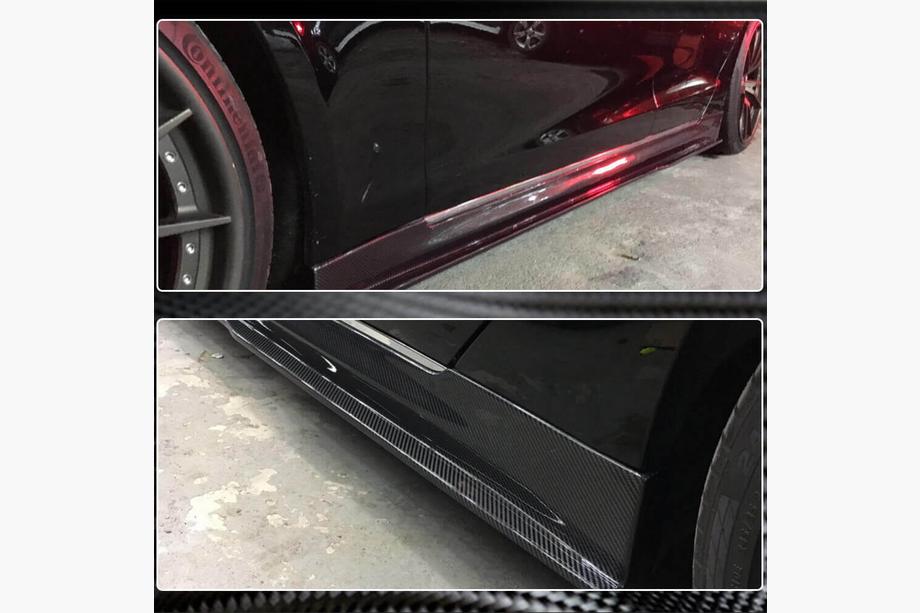 Tesla Model S 2012– Sideskirts Carbon V3 (2014-2020) Foto 4
