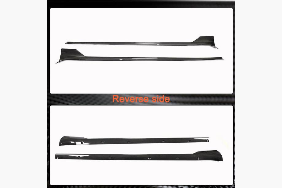 Tesla Model S 2012– Sideskirt covers (2021+, Carbon) Foto 5