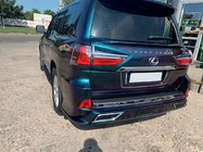 Lexus LX570/450d 2008–2022 TRD achterdiffuser (2016-2022) Witte kleur foto 1