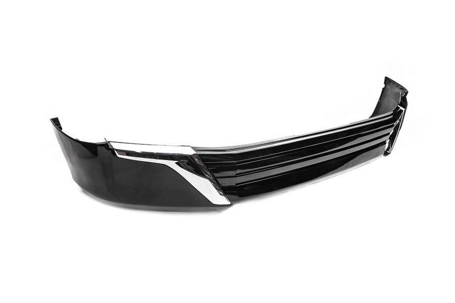 Toyota Land Cruiser 200 2007–2021 Voorbumper lipspoiler 2016↗ (Executive 2021) Zwarte kleur Foto 5