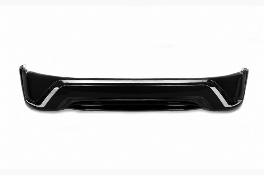 Toyota Land Cruiser 200 2007–2021 Frontlip spoiler 2016↗ (Executive 2016) Zwarte kleur Foto 4