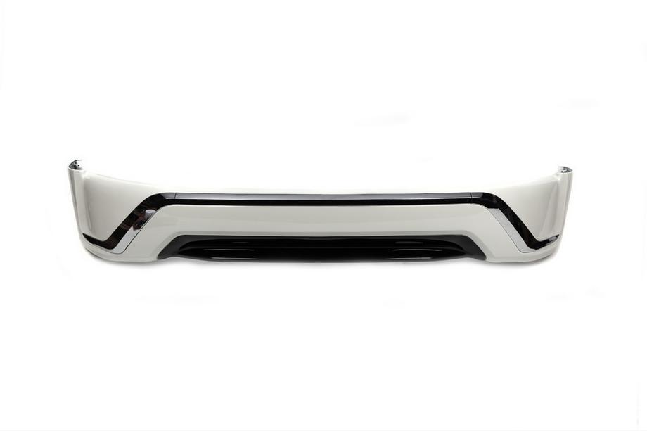 Toyota Land Cruiser 200 2007–2021 Frontlip spoiler 2016↗ (Executive 2016) Zwarte kleur Foto 3