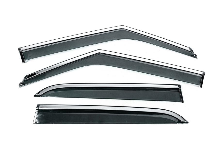 Chevrolet Blazer 2018–2023 Windschermen met chromen sierlijst Niken Luxury (4 stuks) Image