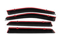 Hyundai Santa Fe 2 2006–2012 Windschermen met chromen sierlijst Niken Luxury (4 stuks) foto 4