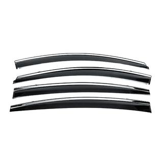 Windschermen met chromen sierlijst Niken Luxury (4 stuks)
