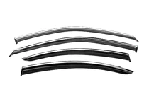 Lexus ES 2006–2011 Windschermen met chromen sierlijst Niken Luxury (4 stuks) foto 1