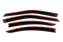 Lexus ES 2006–2011 Windschermen met chromen sierlijst Niken Luxury (4 stuks) foto 4
