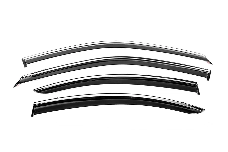 Lexus ES 2006–2011 Windschermen met chromen sierlijst Niken Luxury (4 stuks) Image