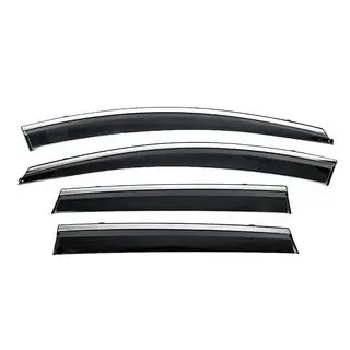 Windschermen met chromen sierlijst Niken Luxury (4 stuks)
