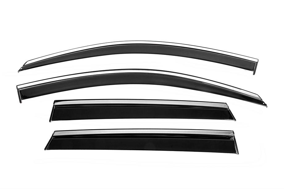 Seat Ateca 2016– Windschermen met chromen sierlijst Niken Luxury (4 stuks) Image