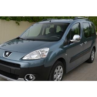 Spiegelkappen 2008-2012 (2 st., RVS) Peugeot Partner Tepee 2008–2018 foto 1