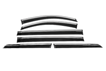 Toyota Sienna 2010–2020 Raamwindschermen met chromen sierlijst Niken Luxury (6 stuks) foto 1