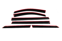 Toyota Sienna 2010–2020 Raamwindschermen met chromen sierlijst Niken Luxury (6 stuks) foto 4