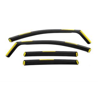 In-channel raamdeflectoren Niken Luxury (4 stuks) Honda Civic Sedan VIII 2006–2011