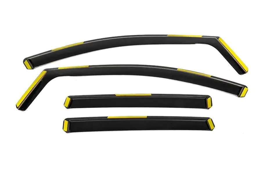 Honda Civic Sedan VIII 2006–2011 In-channel raamdeflectoren Niken Luxury (4 stuks) Foto 1