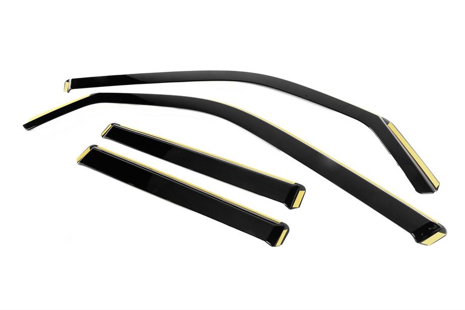Mercedes GLK-klasse X204 2008–2015 In-channel raamdeflectoren Niken Luxury (4 stuks) Foto 2