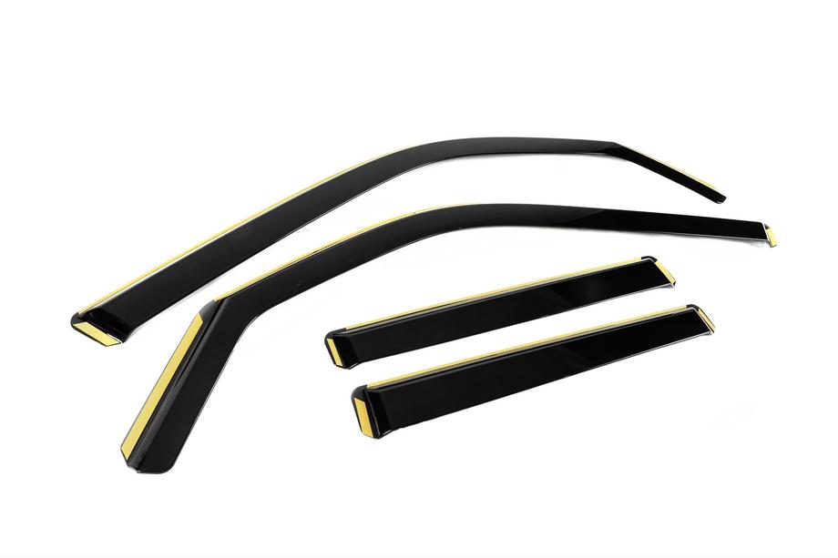 Mercedes GLK-klasse X204 2008–2015 In-channel raamdeflectoren Niken Luxury (4 stuks) Foto 3