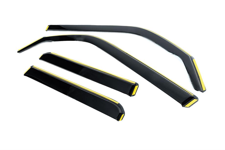 Toyota 4Runner 2009–2024 In-channel raamdeflectoren Niken Luxury (4 stuks) Foto 2