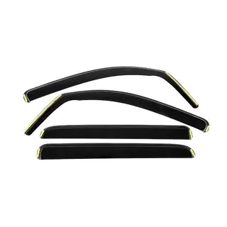 In-channel raamwindschermen Niken Luxury (2014-2021, CrewMax/Crew Cab, 4 stuks)