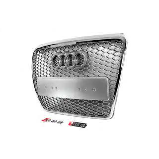 RS-stijl frontgrille (grijs met chroom) foto 3