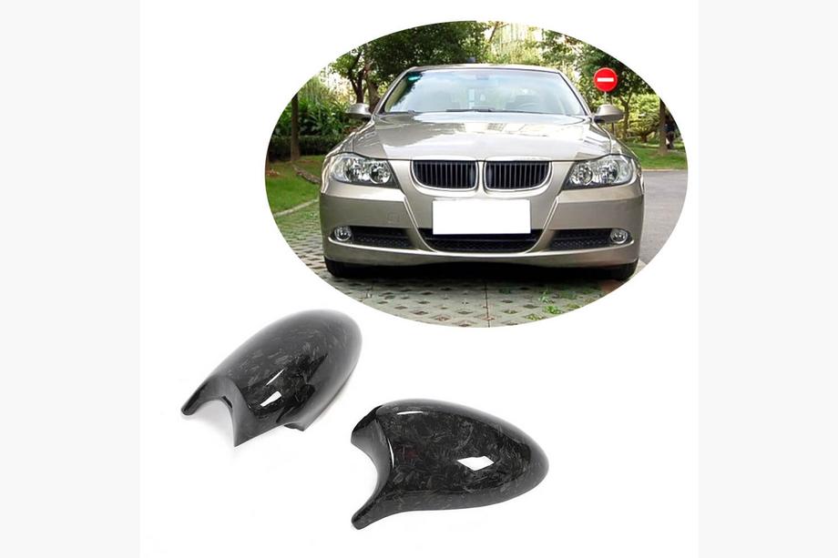 BMW 3-serie E90/E91 2005–2011 V1 spiegelkappen (voor E90/E91 2005-2008, E92/E93 2006-2009, carbon) Image