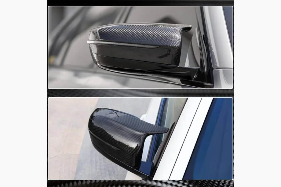 BMW 5 Serie G30/G31 2017–2023 Spiegelkappen van dry carbon (voor f90 2018-2020) Foto 5