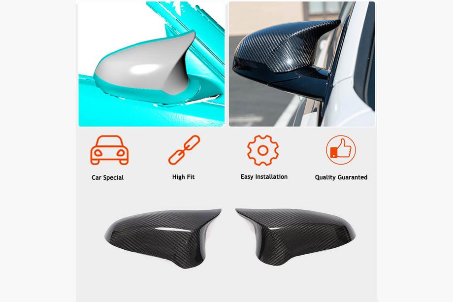 BMW 3 Serie F30/F31 2012–2019 Spiegelkappen V1 (voor F80, carbon) Foto 2