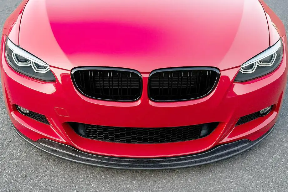 BMW 3-serie E92/E93 2006–2013 Niergrille M-Look (voor 2007-2010 non-M / 2008-2013 M3, hoogglans zwart) Foto 1