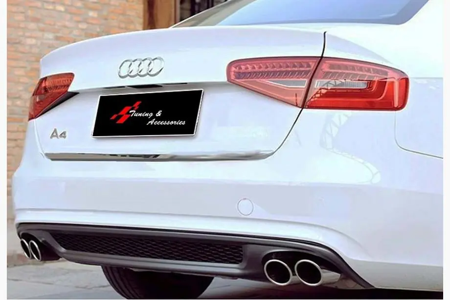 Audi A4 B8 2007–2015 Achterbumper diffuser DPT V2 (2012-2015) Image