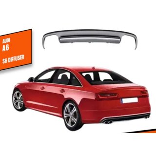 Achterbumper diffuser DPT V1 (2011-2014) Audi A6 C7 2011–2017 foto 1